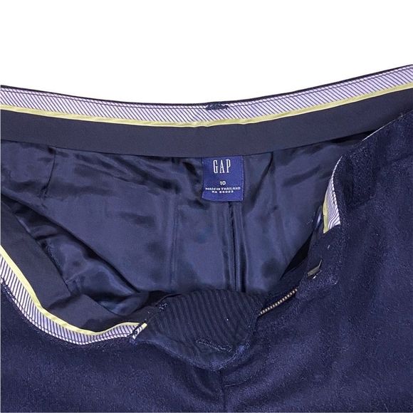 🎈 GAP Wool Shorts w/ Lining Size 10 Black - Picture 3 of 6